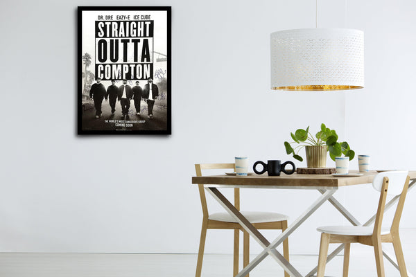 STRAIGHT OUTTA COMPTON - Signed Poster + COA