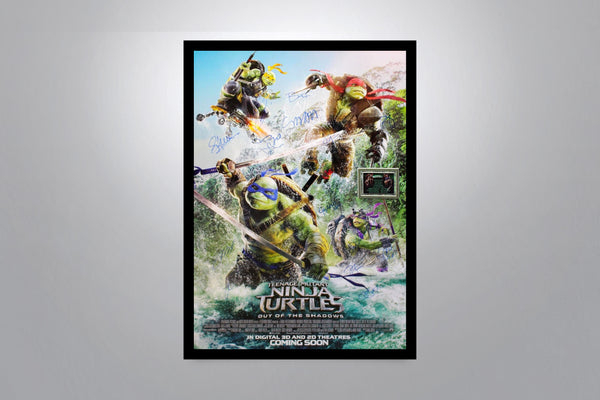 TEENAGE MUTANT NINJA TURTLES - Signed Poster + COA