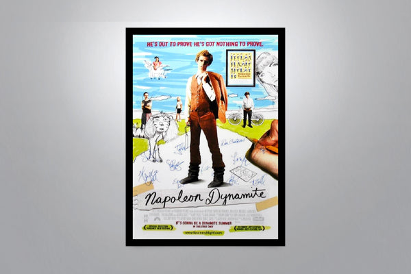 NAPOLEON DYNAMITE - Signed Poster + COA