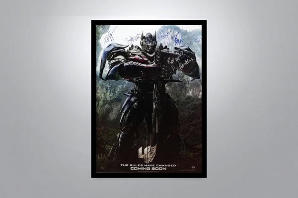 TRANSFORMERS: Age of Extinction - Signed Poster + COA