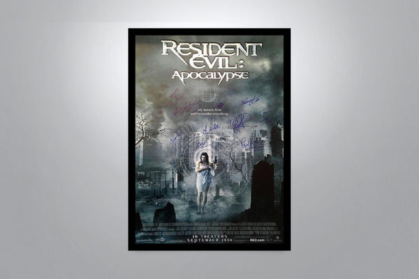 Resident Evil: Apocalypse Signed Poster with COA