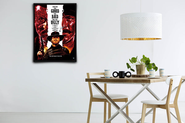 The Good, the Bad, and the Ugly Signed Poster with COA