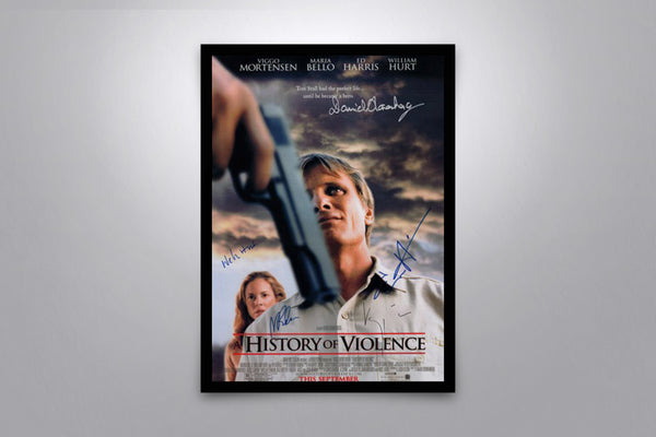 A History of Violence Signed Poster with COA