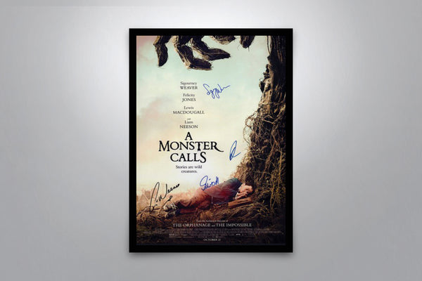 A Monster Calls Signed Poster with COA