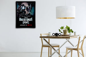 A Series of Unfortunate Events (2017 TV Series) Signed Poster with COA