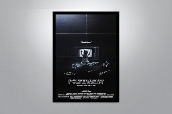 Poltergeist Signed Poster with COA