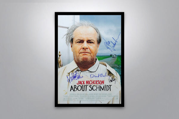 About Schmidt Signed Poster with COA