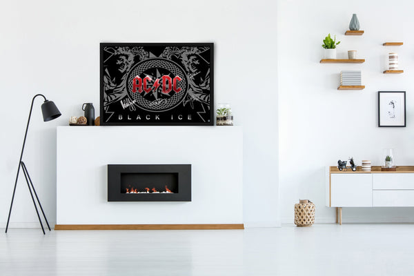 AC/DC: Black Ice Signed Poster with COA