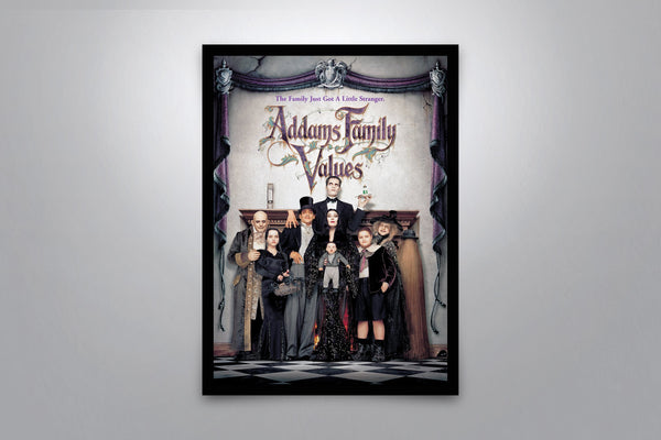 Addams Family Values Signed Poster with COA