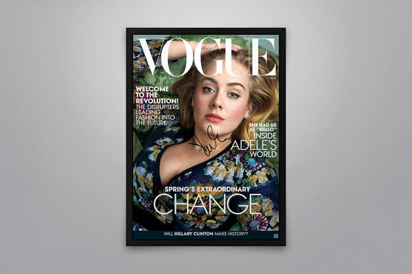Adele Signed Poster with COA