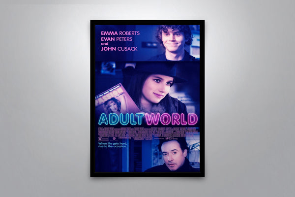 Adult World Signed Poster with COA
