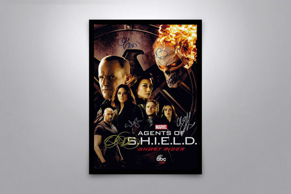 Agents of S.H.I.E.L.D. Signed Poster with COA