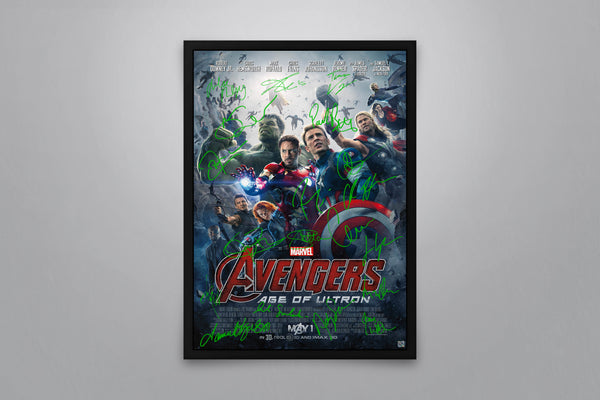 Avengers: Age of Ultron Signed Poster with COA