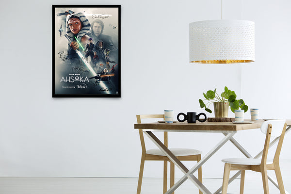 Ahsoka Signed Poster with COA