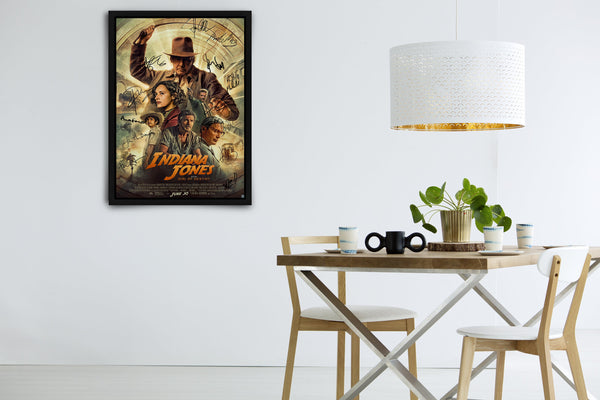 Indiana Jones and the Dial of Destiny - Signed Poster + COA