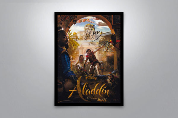 Aladdin (2019) Signed Poster with COA