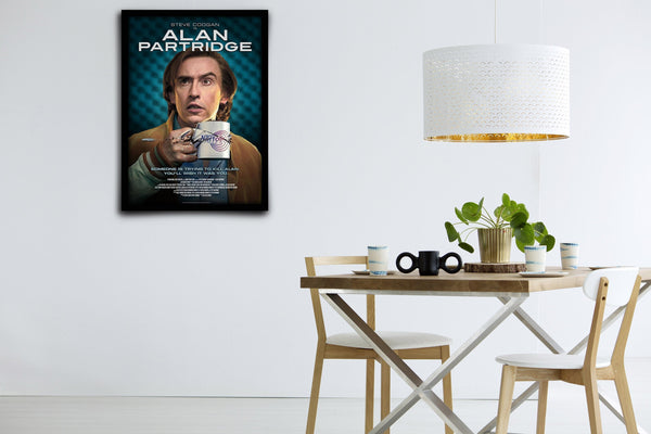 Alan Partridge: Alpha Papa Signed Poster with COA