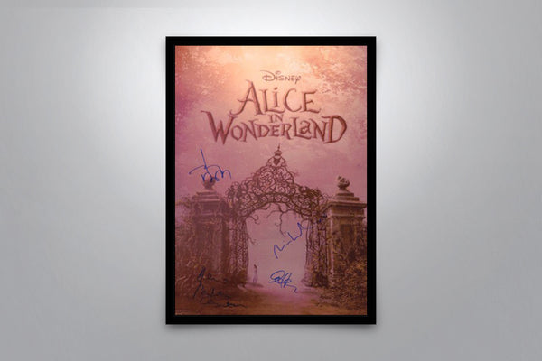 Alice in Wonderland Signed Poster with COA