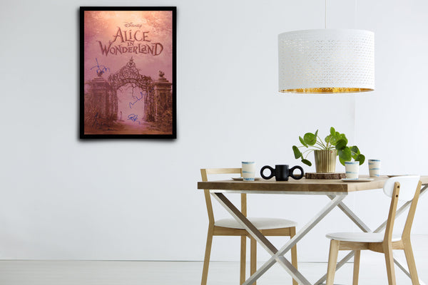 Alice in Wonderland - Signed Poster + COA