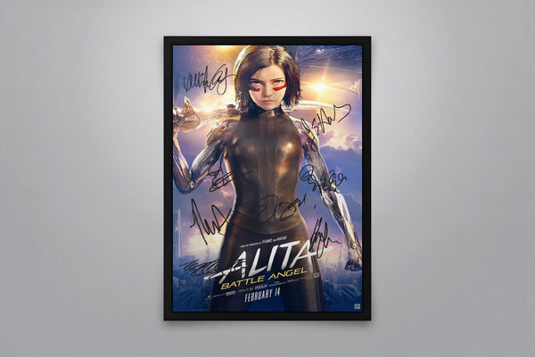 Alita: Battle Angel Signed Poster with COA