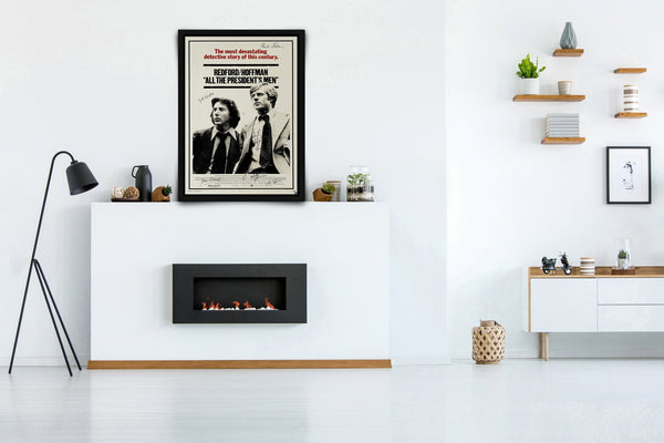 All The President's Men Signed Poster with COA