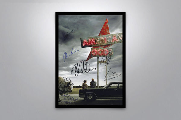 American Gods Signed Poster with COA