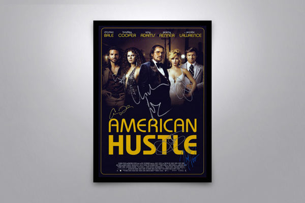 American Hustle - Signed Poster + COA