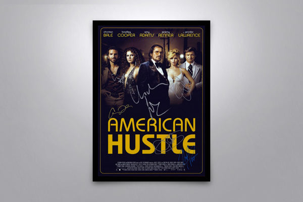 American Hustle Signed Poster with COA