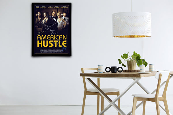 American Hustle Signed Poster with COA