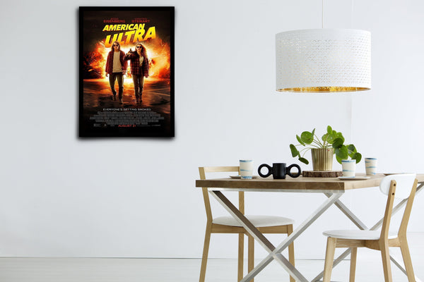 American Ultra Signed Poster with COA