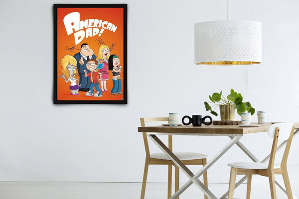 American Dad Signed Poster with COA