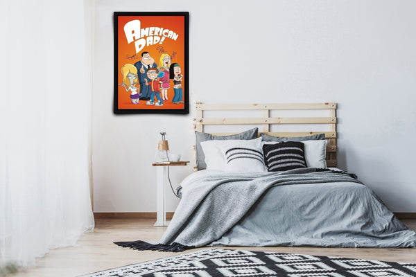 American Dad Signed Poster with COA