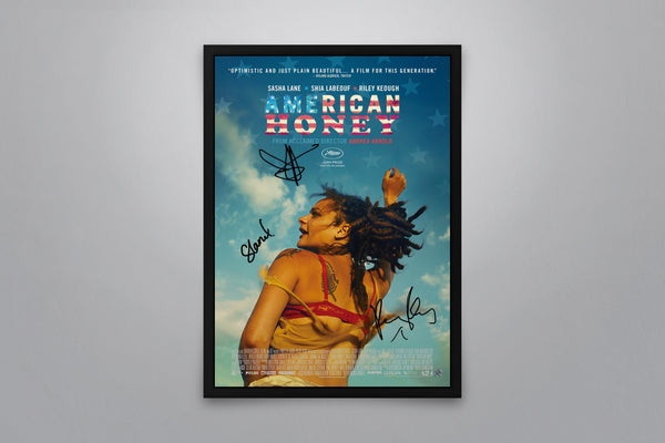 American Honey Signed Poster with COA