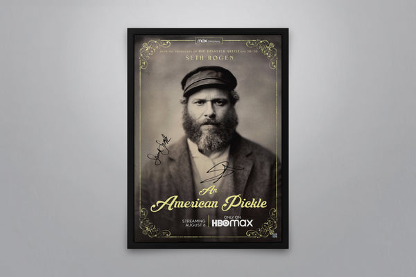 An American Pickle Signed Poster with COA