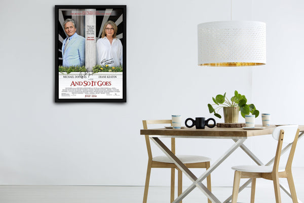 And So It Goes Signed Poster with COA
