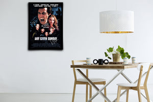 Any Given Sunday Signed Poster with COA