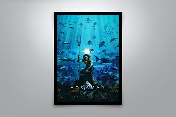 Aquaman Signed Poster with COA