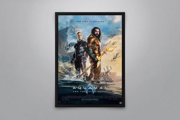 Aquaman and the Lost Kingdom - Signed Poster + COA