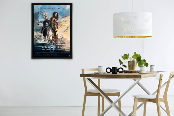 Aquaman and the Lost Kingdom - Signed Poster + COA