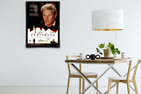 Arbitrage Signed Poster with COA
