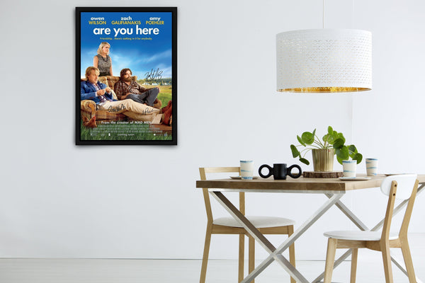 Are You Here Signed Poster with COA