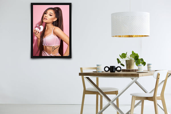 Ariana Grande Signed Poster with COA