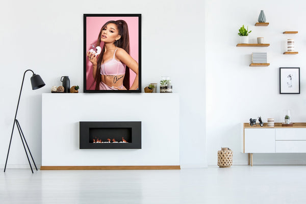 Ariana Grande Signed Poster with COA
