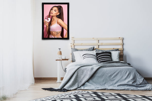 Ariana Grande Signed Poster with COA