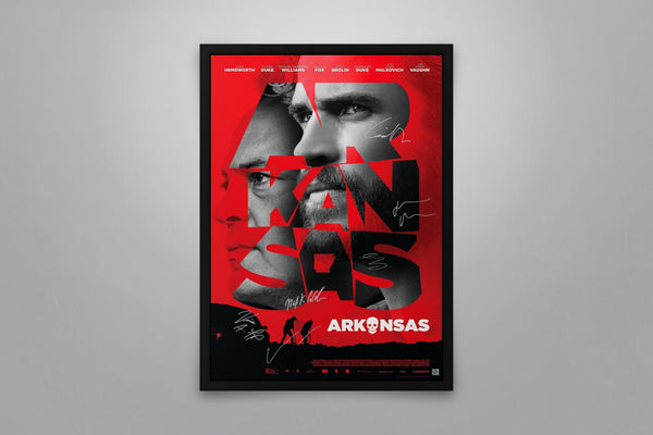 Arkansas Signed Poster with COA