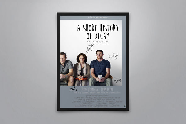 A Short History of Decay Signed Poster with COA