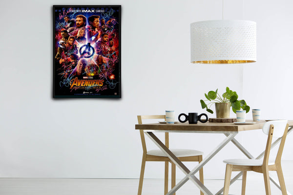 Avengers: Infinity War Signed Poster with COA