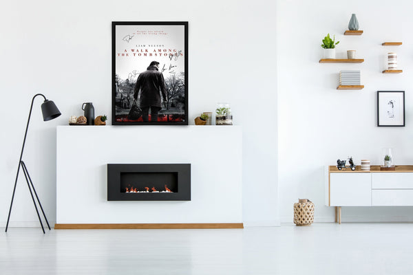 A Walk Among the Tombstones Signed Poster with COA
