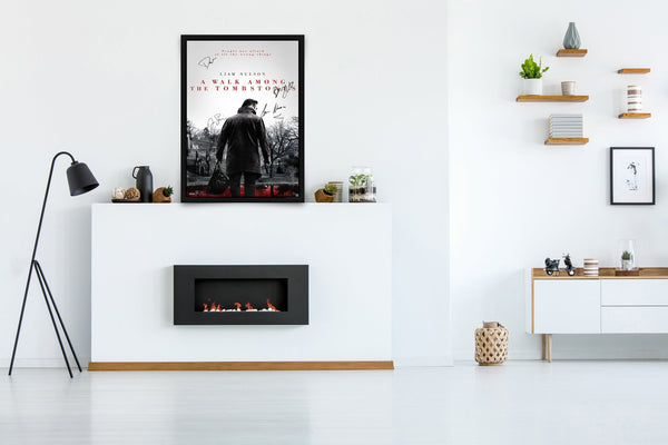 A Walk Among the Tombstones - Signed Poster + COA