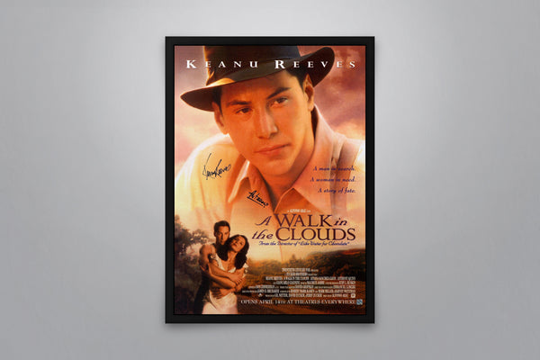 A Walk in the Clouds Signed Poster with COA